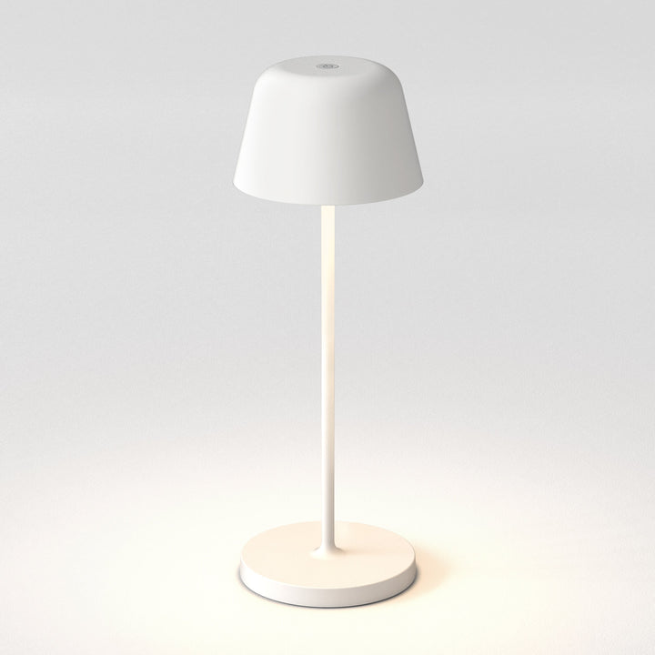 Astro Nomad portable rechargeable LED lamp in textured white