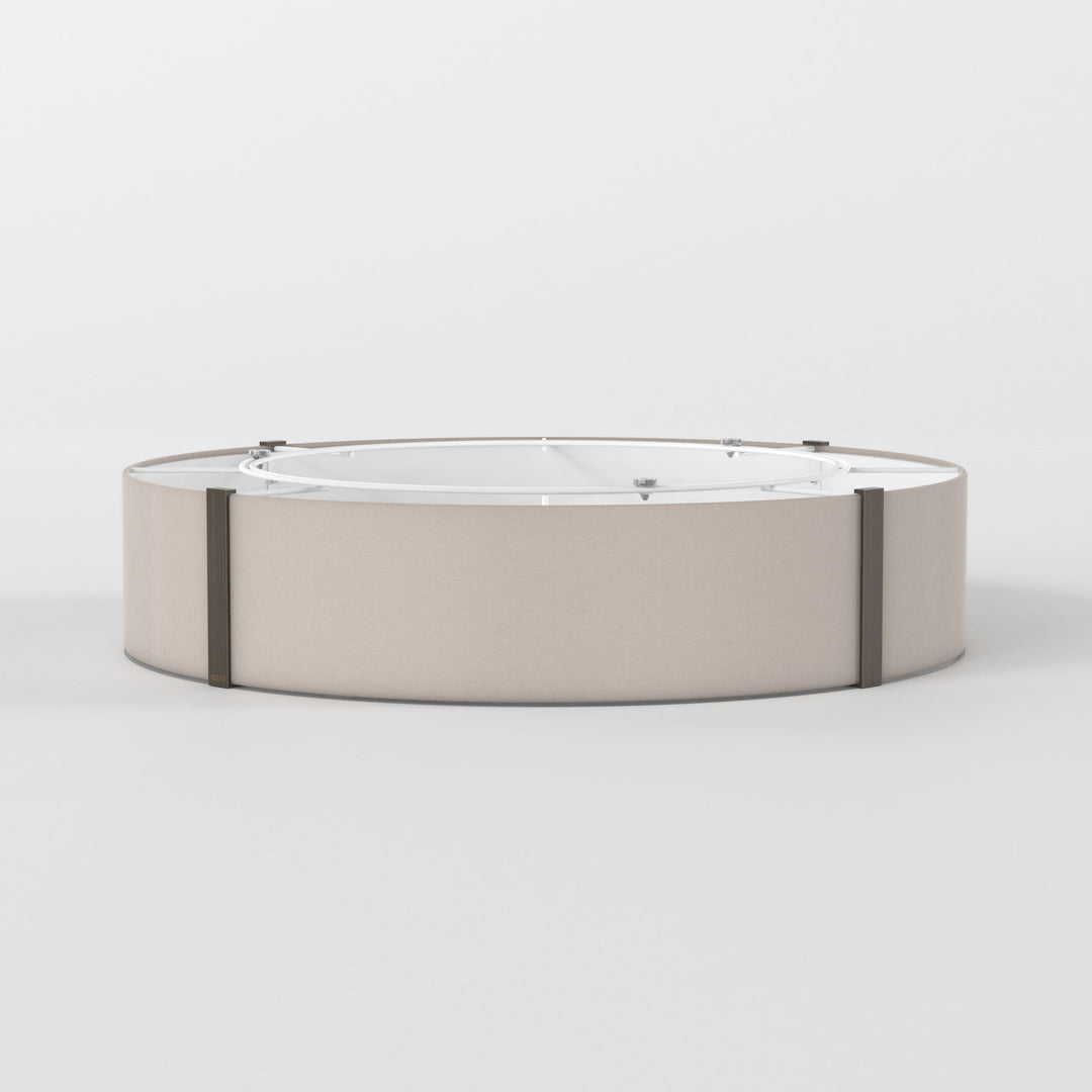 Astro Elba Round 600 Shade in Putty fabric