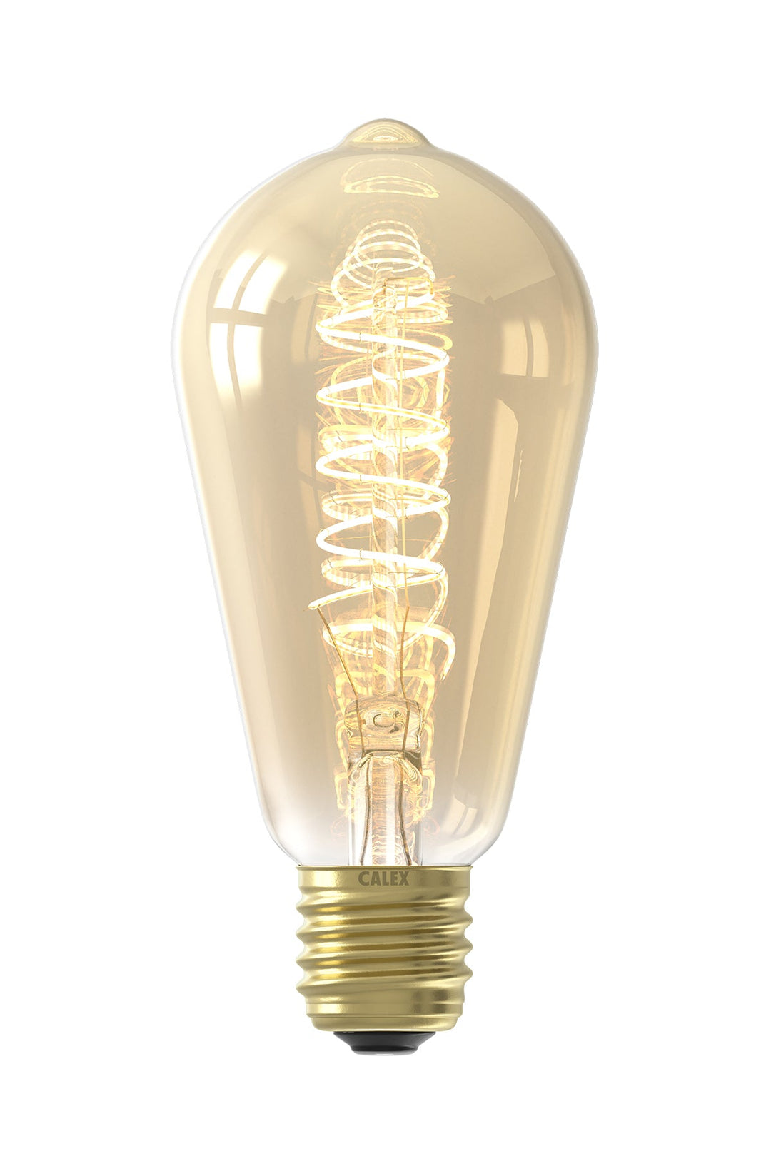 Calex LED Flex Filament Rustic Lamp ST64, Gold, E27, Dimmable 1001002000