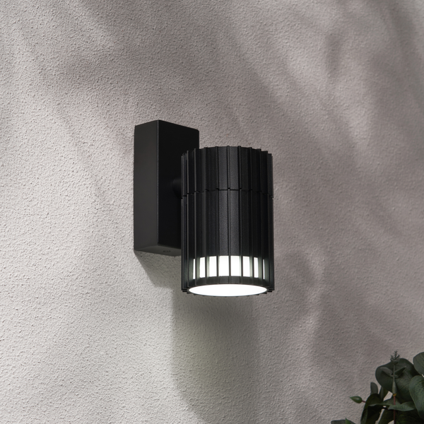 Muto 1-Light GU10 Fixed Downlight Wall Light – IP65