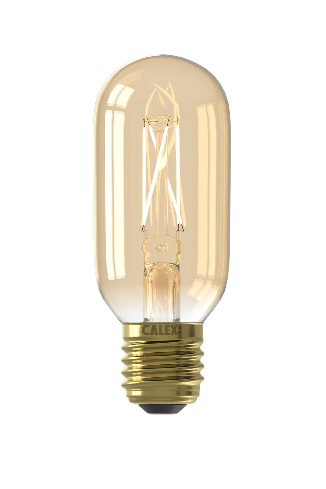 Calex LED Warm Filament Tube Lamp T45x110, Gold, E27, Dimmable 1101003900