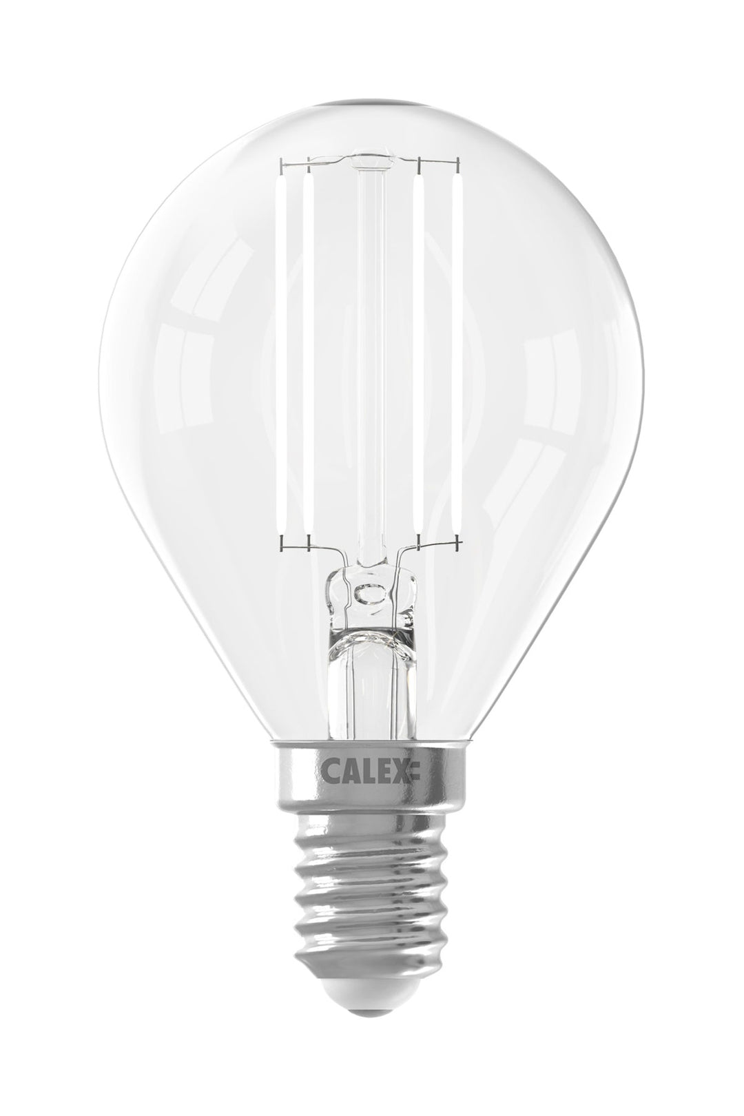 Calex LED Functional Filament Ball Lamp P45, Clear, E14, Dimmable 1101004500