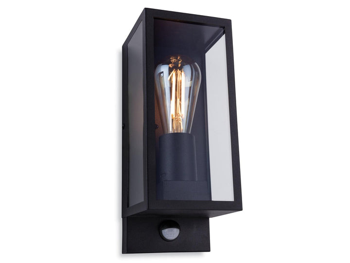 Dallas Wall Light with PIR - Modern Indoor/Outdoor Lighting Solution - Prisma Lighting