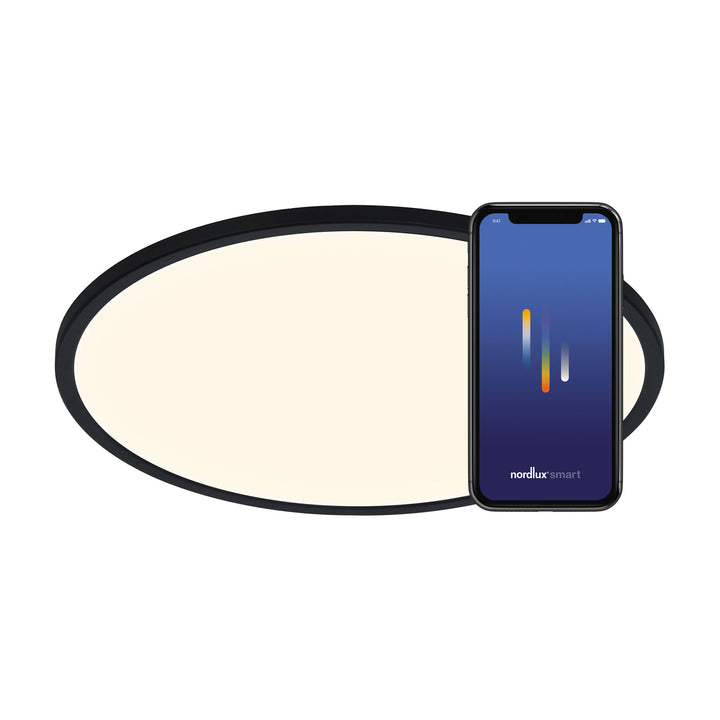 Oja 42 | Smart | Black Ceiling Light Black