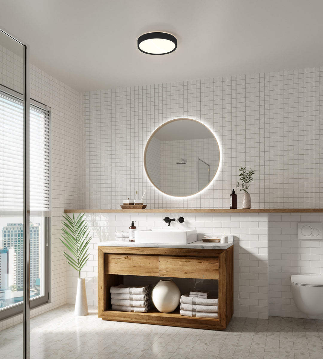 Nordlux Noxy IP44 3000K/4000K Ceiling Light 2015356103