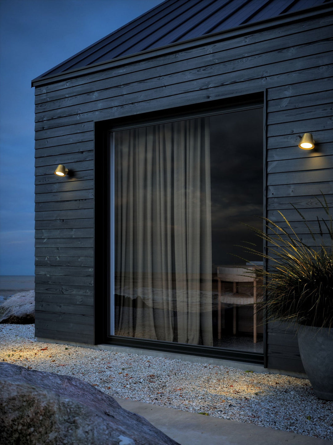 Nordlux Aleria Wall Light – Modern Brass Outdoor and Bathroom Fixture 2019131035