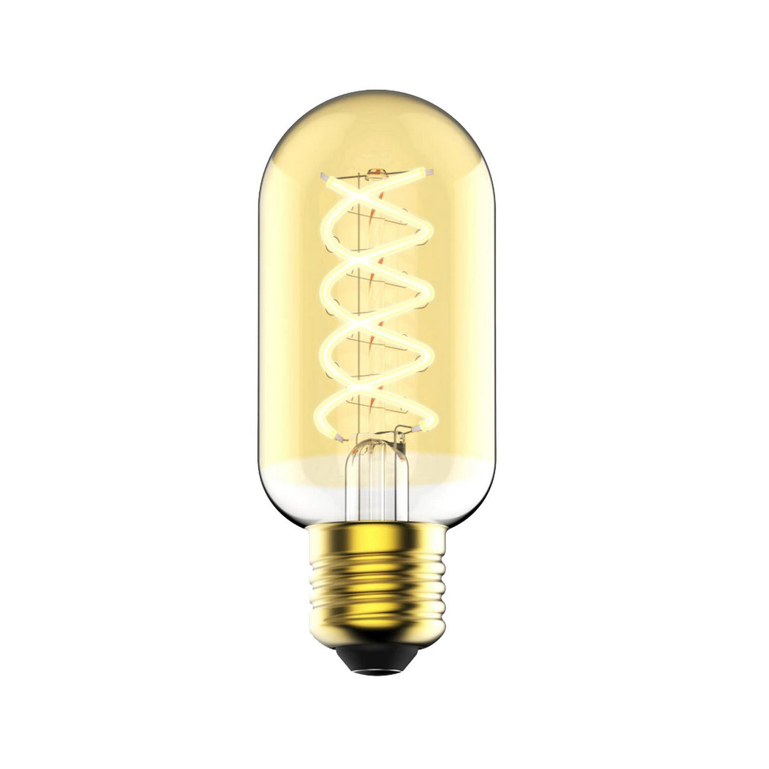 Nordlux Deco E27 T45 Spiral Dimmable LED Light Bulb – Gold Finish with Warm Light 2080132758