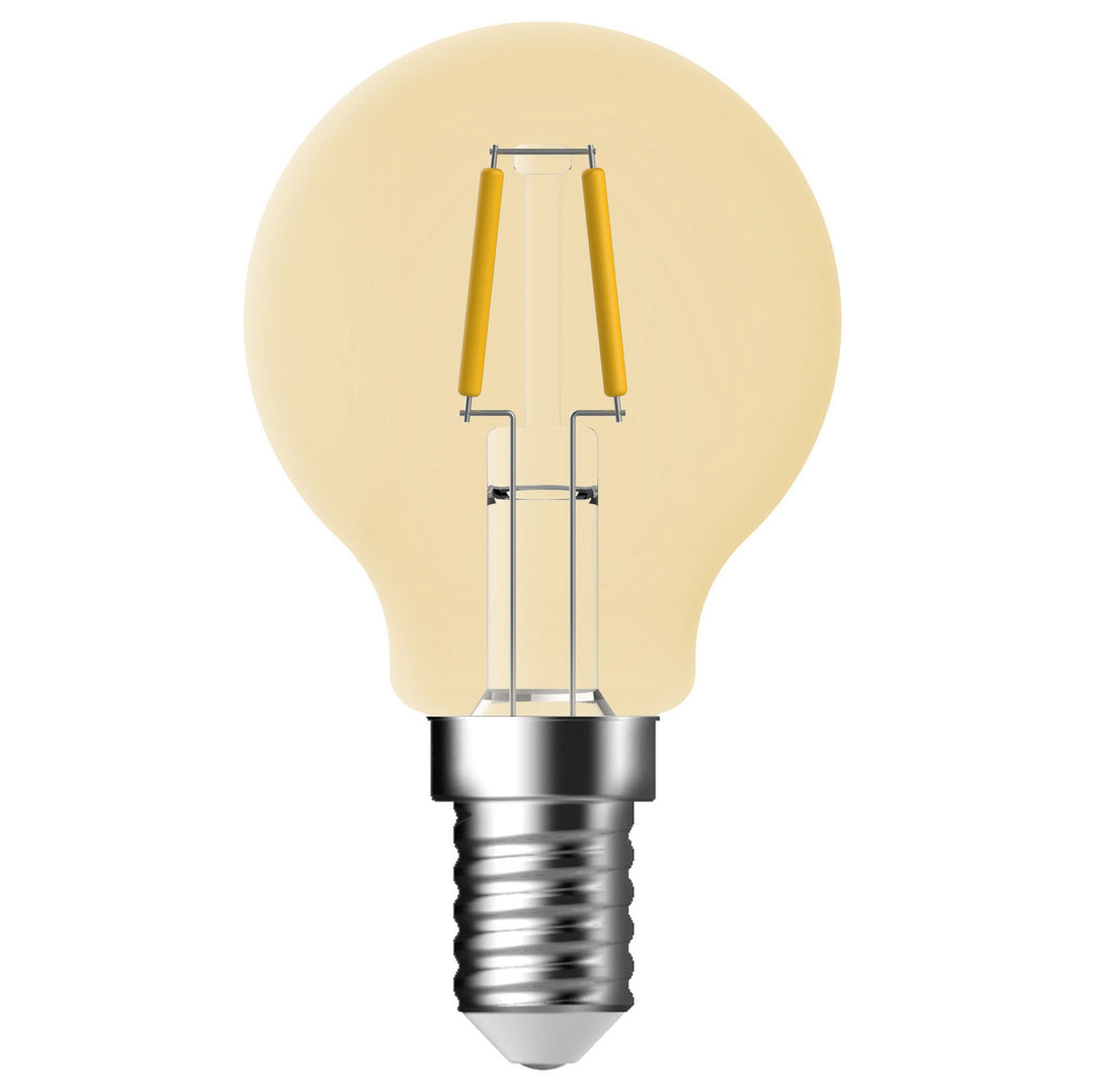 Nordlux Deco E14 G45 Dimmable LED Light Bulb – Gold Finish with Warm White Light 2080161458