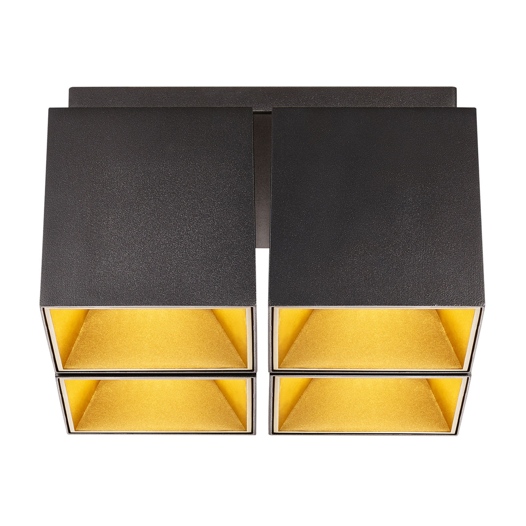 Ethan | 4-Spot |Black Indoor Light Matt black