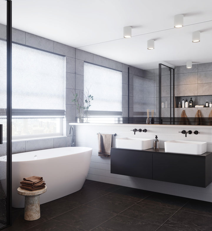 Nordlux Landon Long| Bath |Black Bathroom Light 2110670101