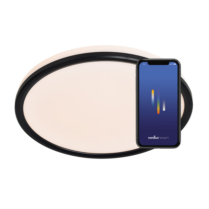 Liva Smart | RGB | Black Ceiling Light Black
