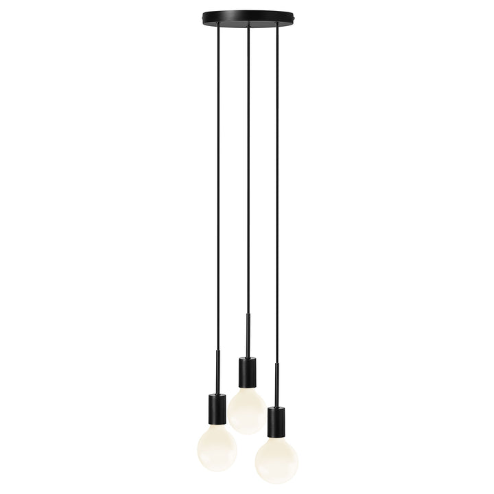 Paco |3- Pendant | Black Pendant Light Black