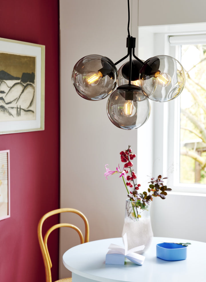 Nordlux Ivona | 4-Pendant | Black Pendant Light 2112153003