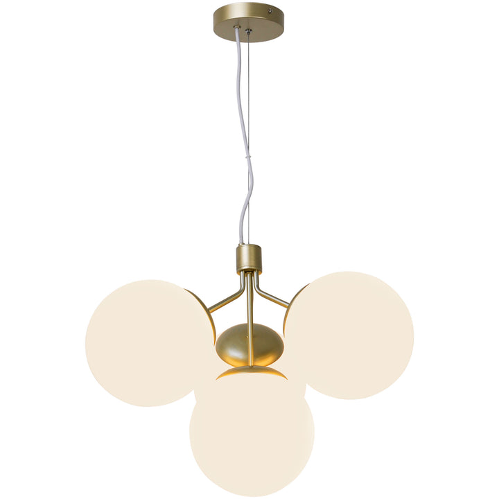 Ivona | 4-Pendant | Brass Pendant Light Brass