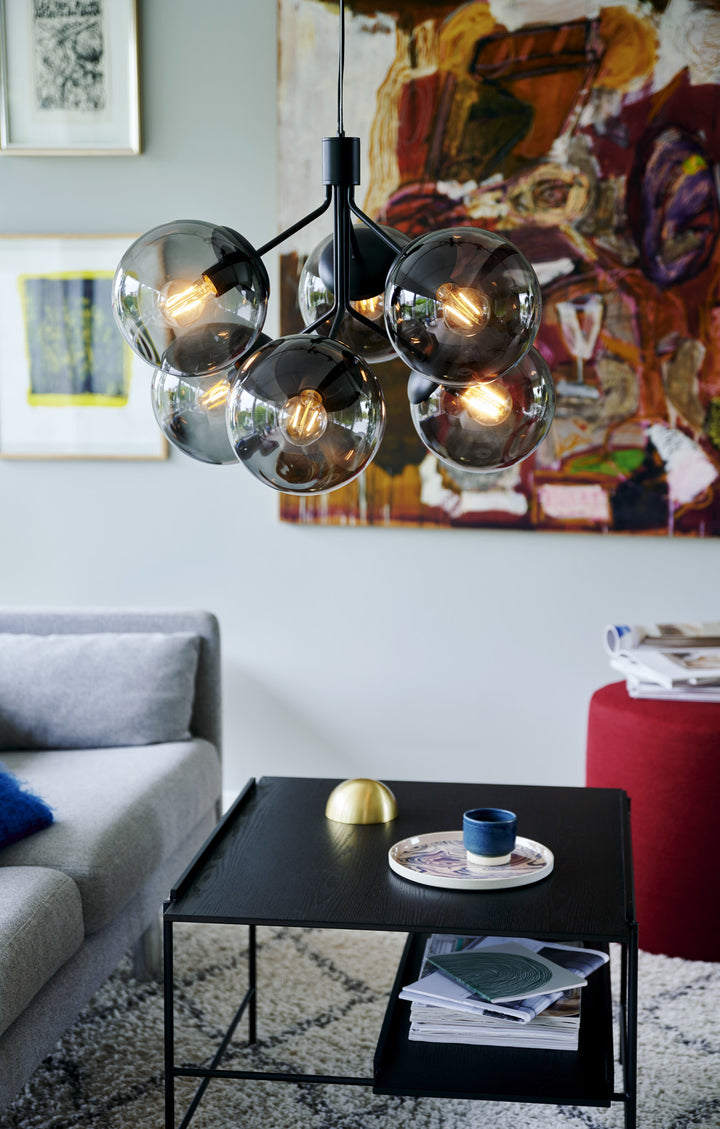 Nordlux Ivona | 6-Pendant | Black Pendant Light 2112163003