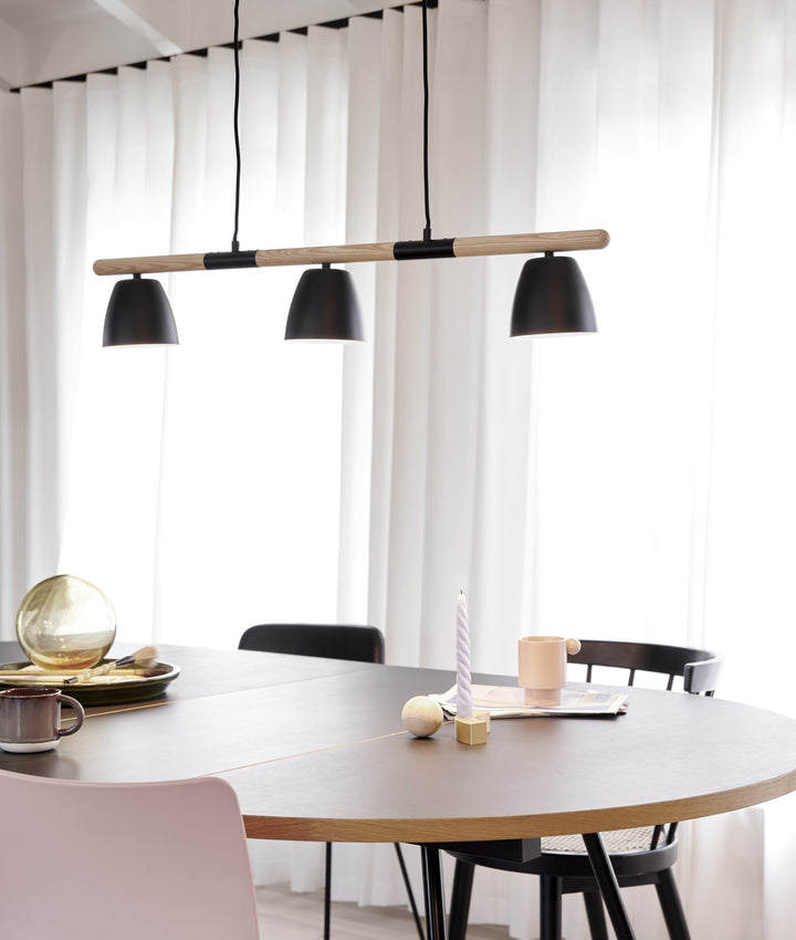 Nordlux Theo | 3-Pendant | Black Pendant Light 2112603003
