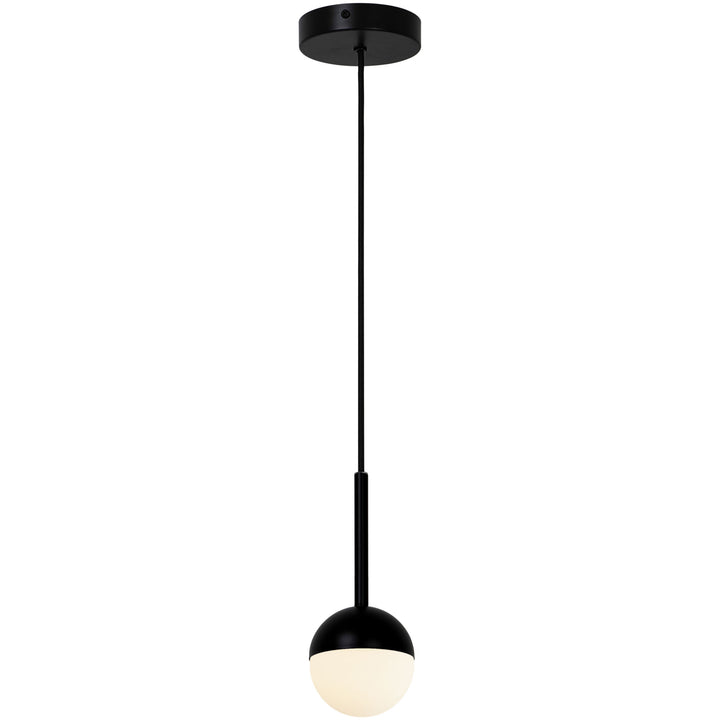 Contina | Pen. | Black/Opalw. Pendant Light Black