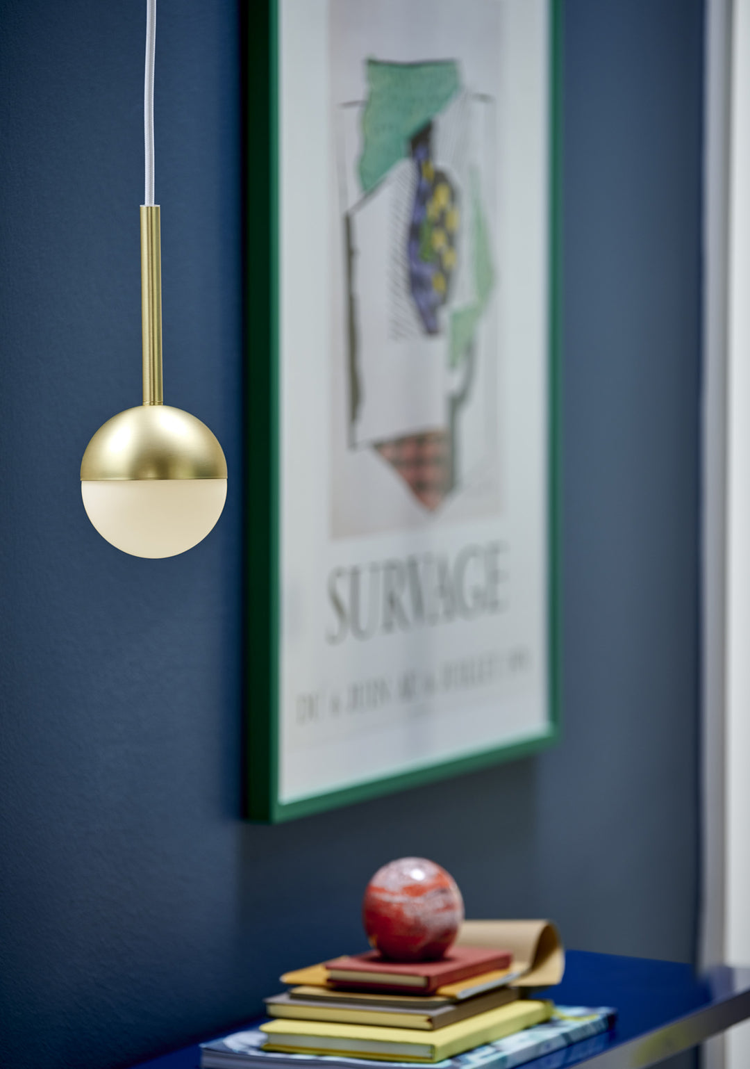 Nordlux Contina | Pen. | Brass/Opalw. Pendant Light 2113153035