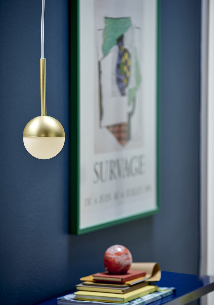 Nordlux Contina | Pen. | Brass/Opalw. Pendant Light 2113153035