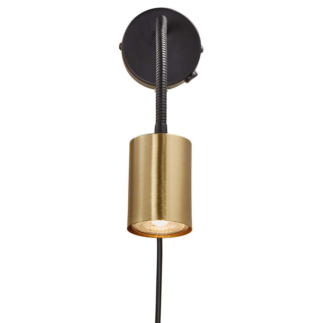 Explore Wall Flex GU10 Brass Wall Light Brass