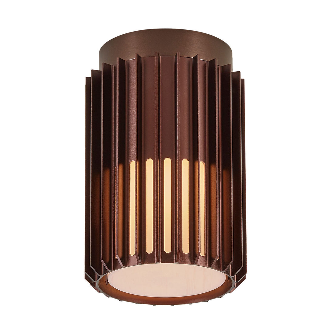 Nordlux Aludra Ceiling Light – Compact Outdoor Fixture in Seaside Brown Metallic 2118006261