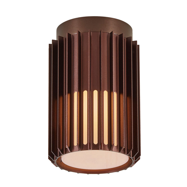 Nordlux Aludra Ceiling Light – Compact Outdoor Fixture in Seaside Brown Metallic 2118006261
