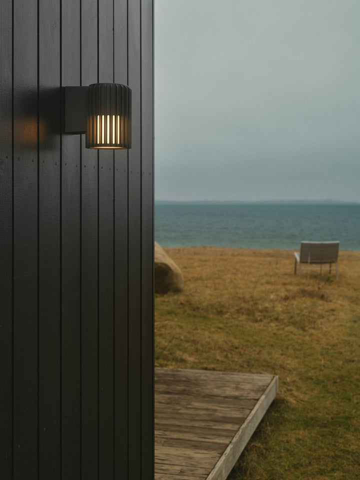 Nordlux Aludra Wall Light – Compact Outdoor Fixture in Seaside Anthracite 2118011250