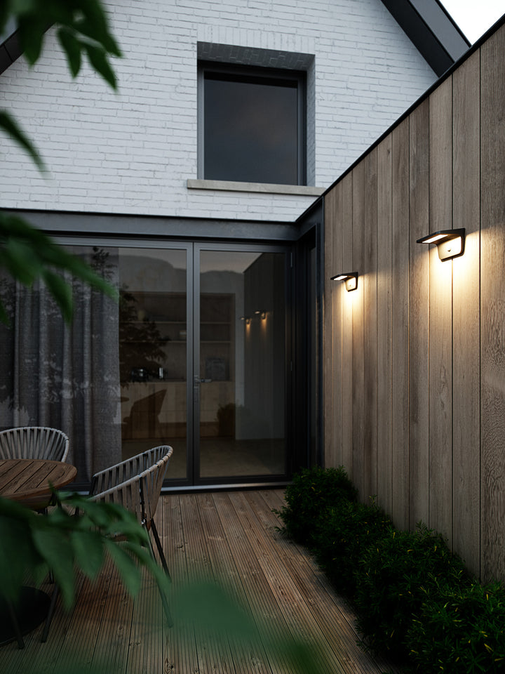 Nordlux Agena | Wall | Solar | Black Wall Light 2118221003