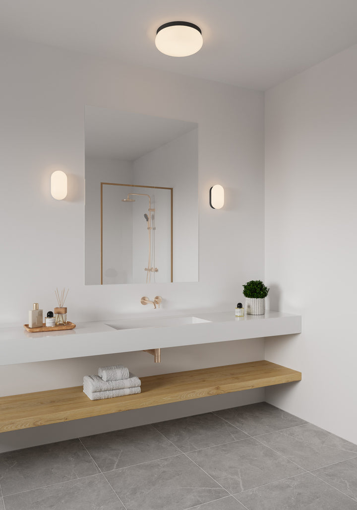 Nordlux Foam Long Black Wall Light 2210131003