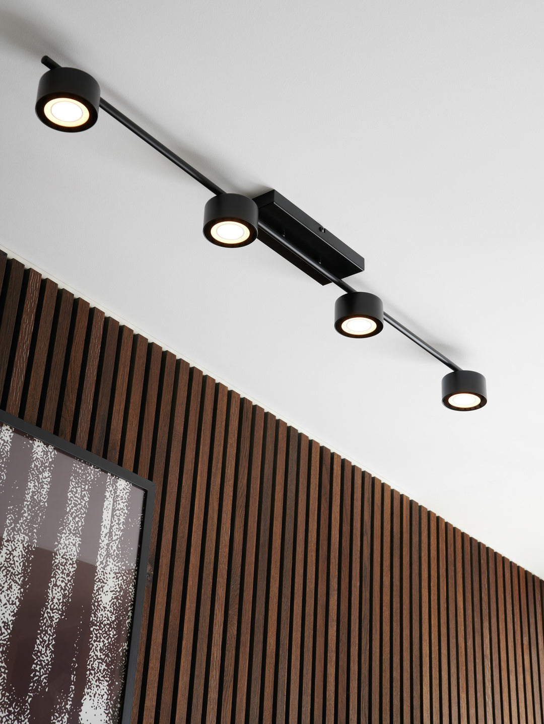 Nordlux Clyde 4-Spot Led Black 4-Spot Light 2213530103