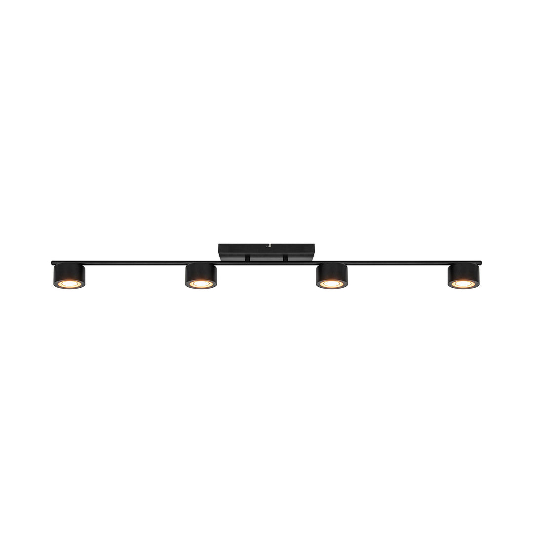 Clyde 4-Spot Led Black 4-Spot Light Black