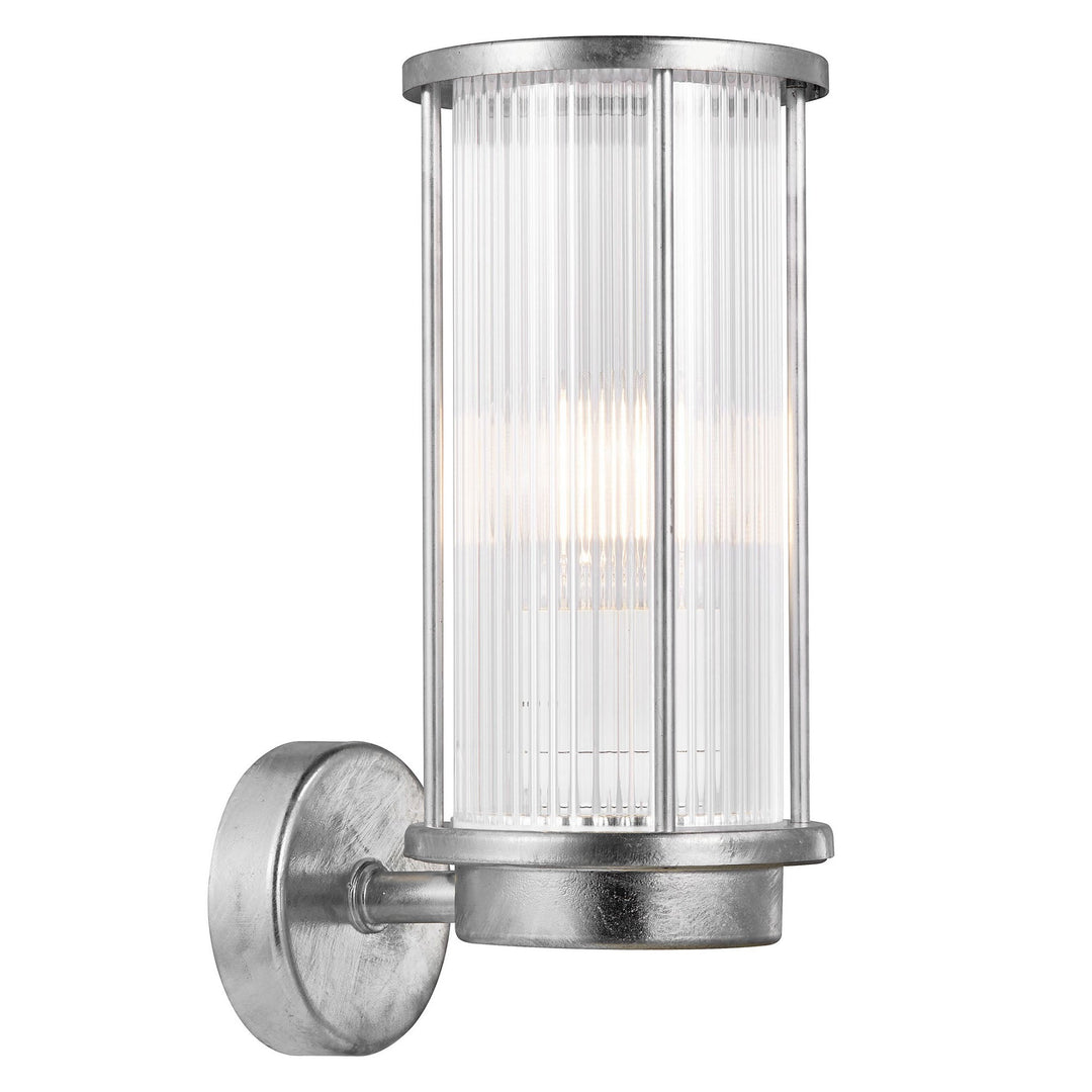 Linton Wall Light Galvanized | Coastal Outdoor Lantern | E27 Dimmable 2218281031