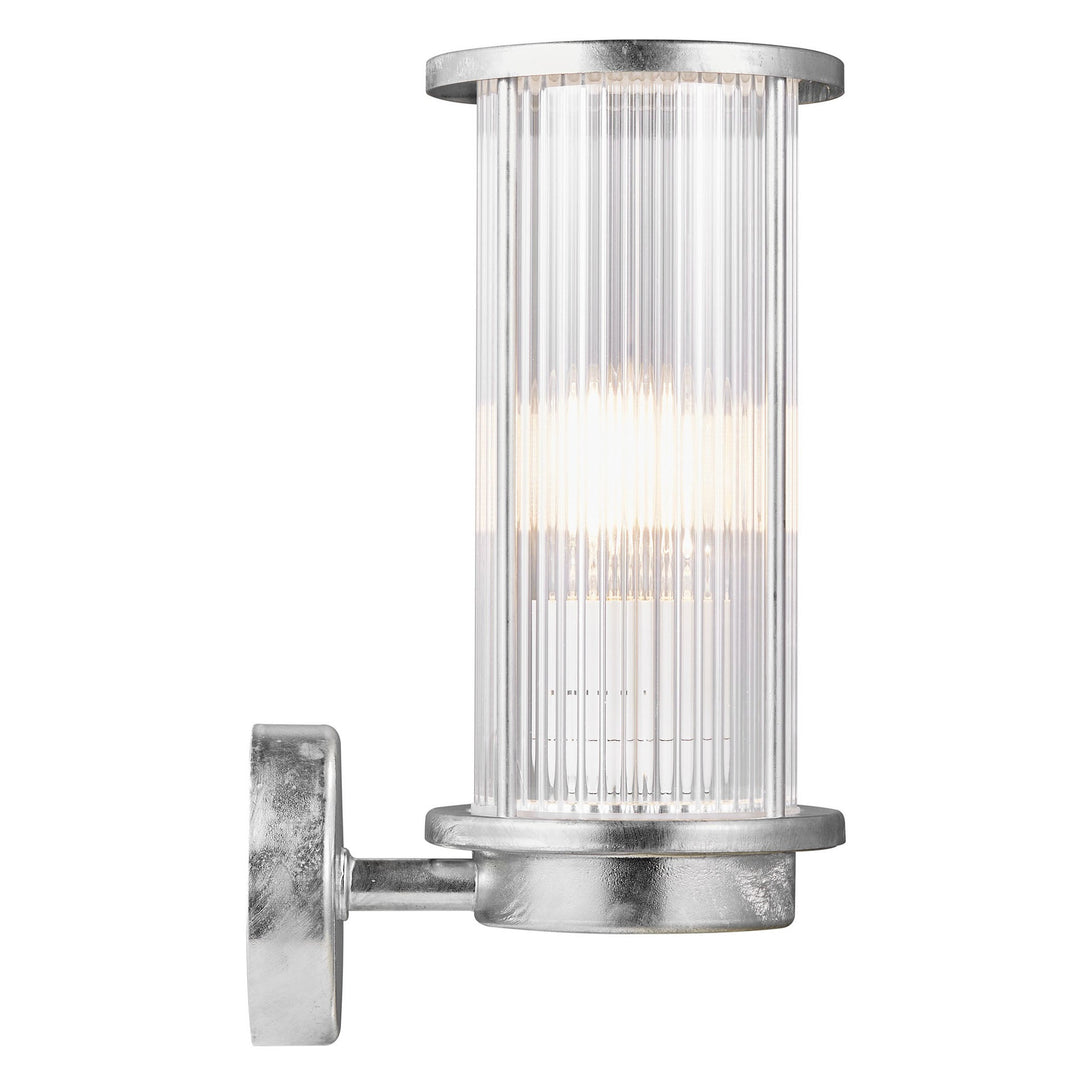 Linton Wall Light Galvanized | Coastal Outdoor Lantern | E27 Dimmable 2218281031