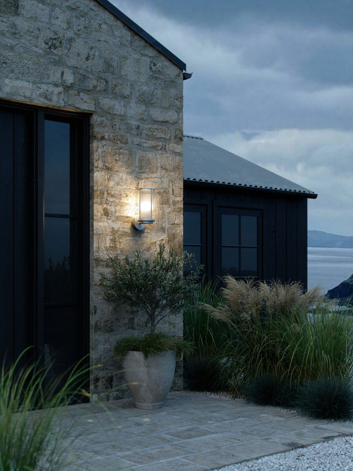 Linton Wall Light Galvanized | Coastal Outdoor Lantern | E27 Dimmable 2218281031