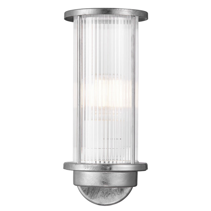 Linton Wall Light Galvanized | Coastal Outdoor Lantern | E27 Dimmable 2218281031