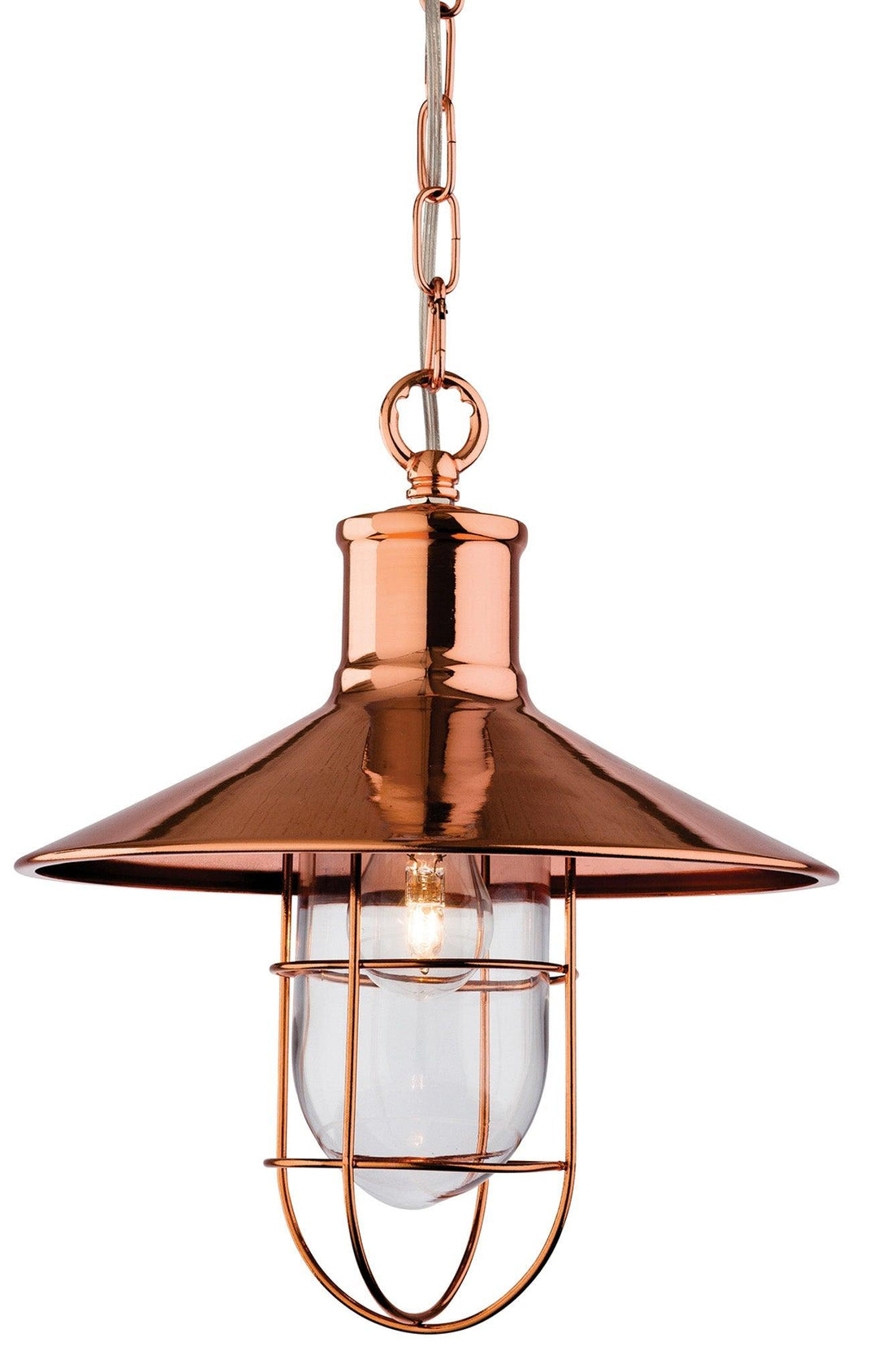 Crescent Pendant Copper - Prisma Lighting