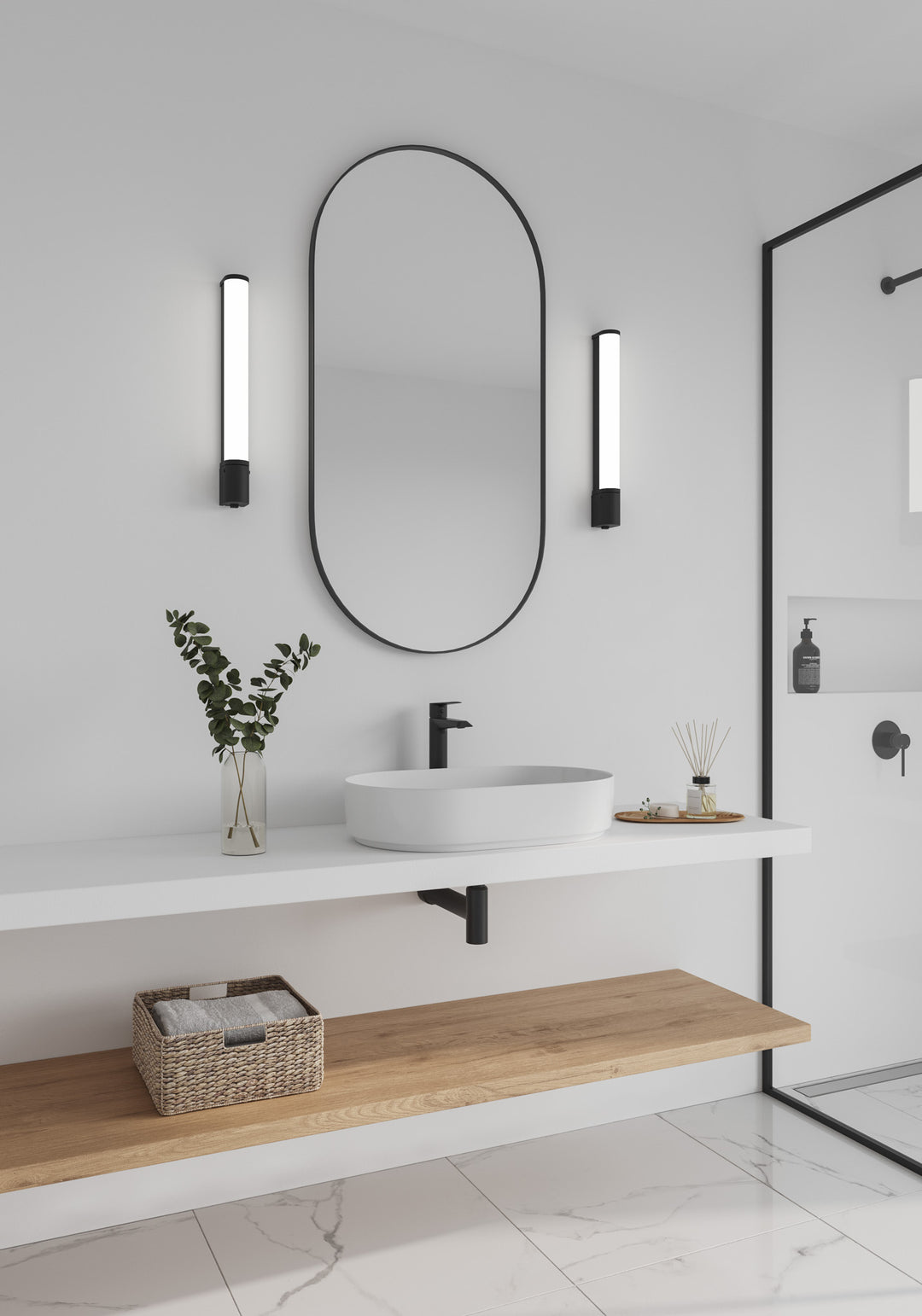 Nordlux Malaika 49 | Wall | Black Wall Light 2310201003