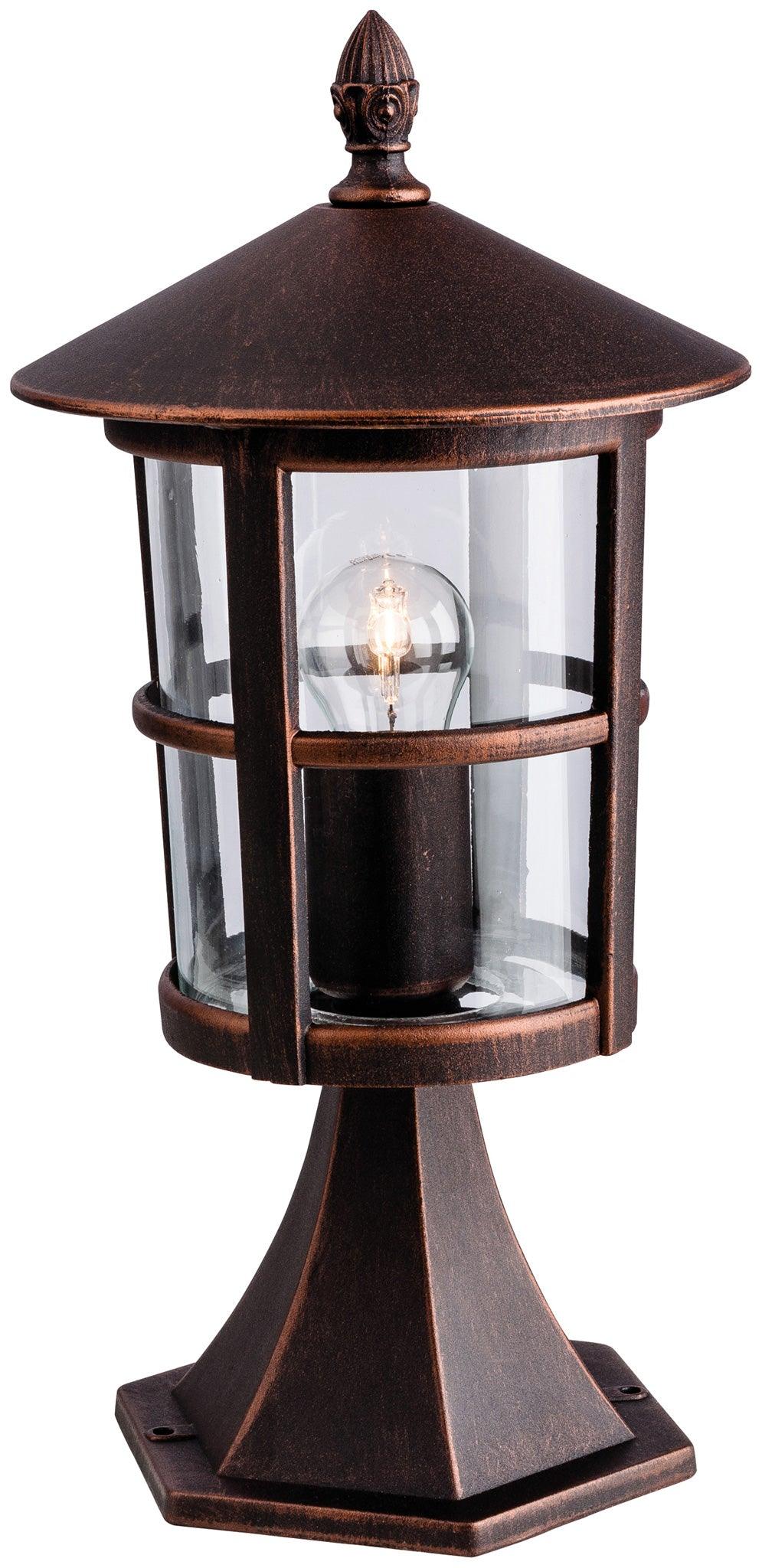 Stratford Lantern - Pillar Bronze - Prisma Lighting