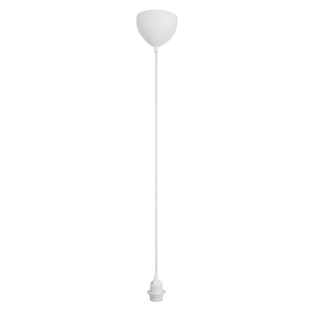 Nordlux Basic Pendant Kit – White E27 Fitting with 2m Cable 2412013001