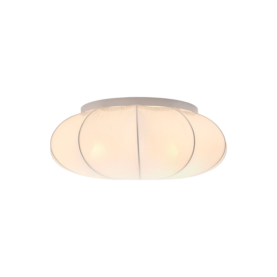 Nordlux Aeron 60 Ceiling Light – Elegant White Textile Shade 2412226001