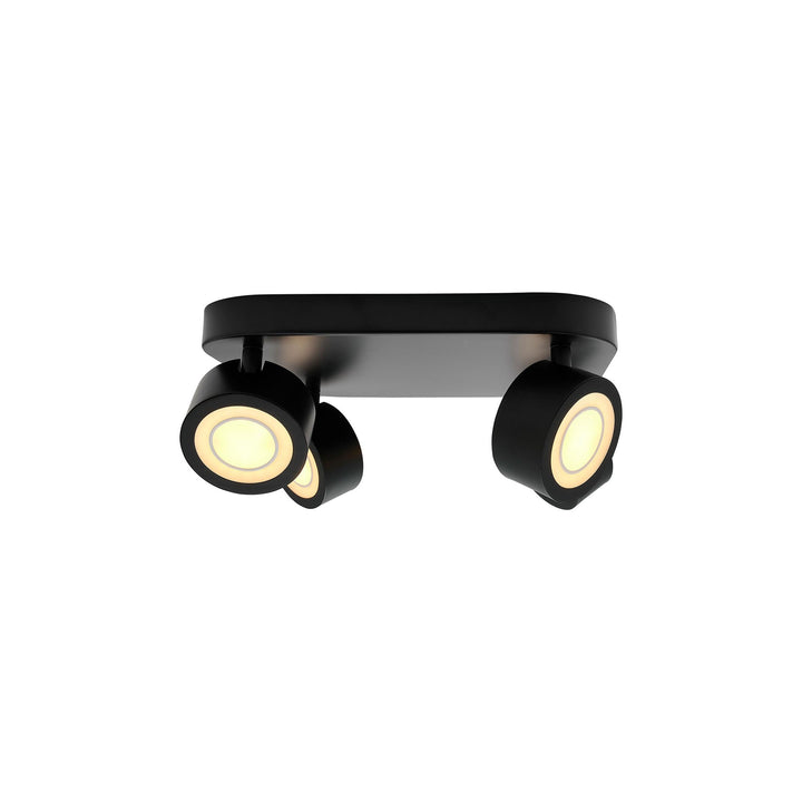 Nordlux Clyde 4-Spot Ceiling Light – Adjustable Scandinavian Design with Moodmaker™ Function in Black 2412256003