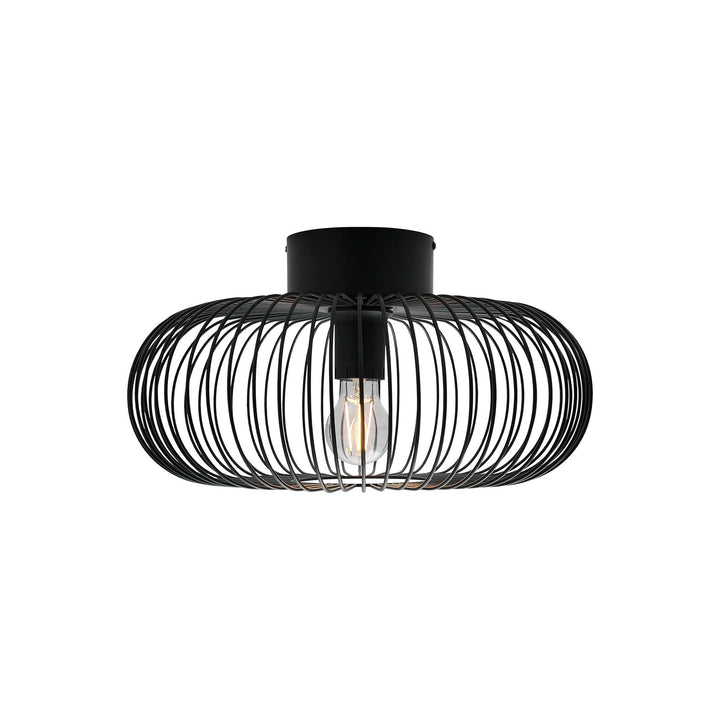 Nordlux Beroni Ceiling Light – Customisable Industrial Design in Black 2412336003