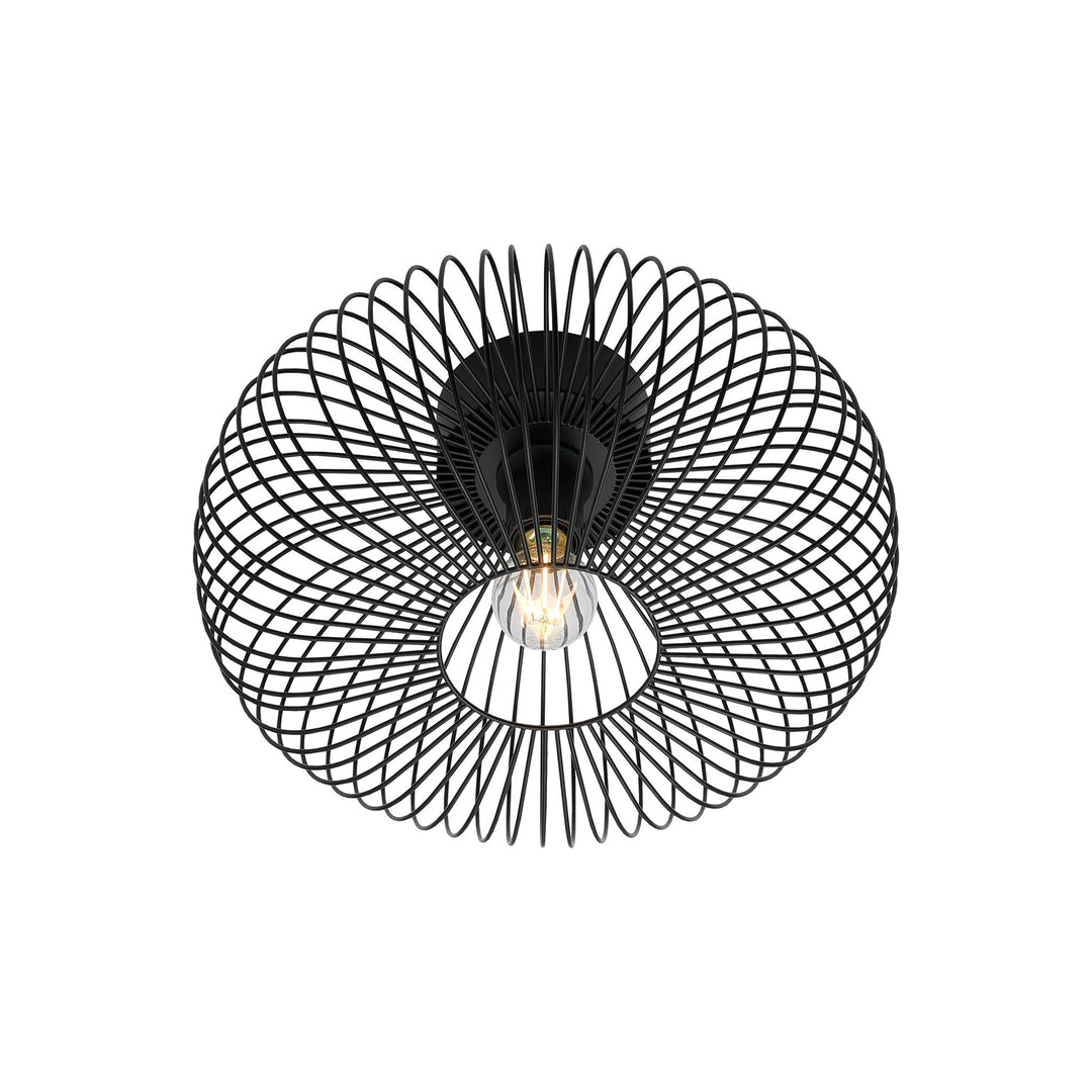 Nordlux Beroni Ceiling Light – Customisable Industrial Design in Black 2412336003