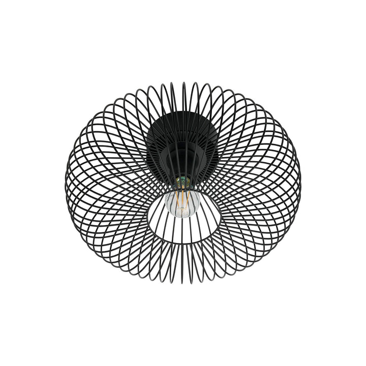 Nordlux Beroni Ceiling Light – Customisable Industrial Design in Black 2412336003