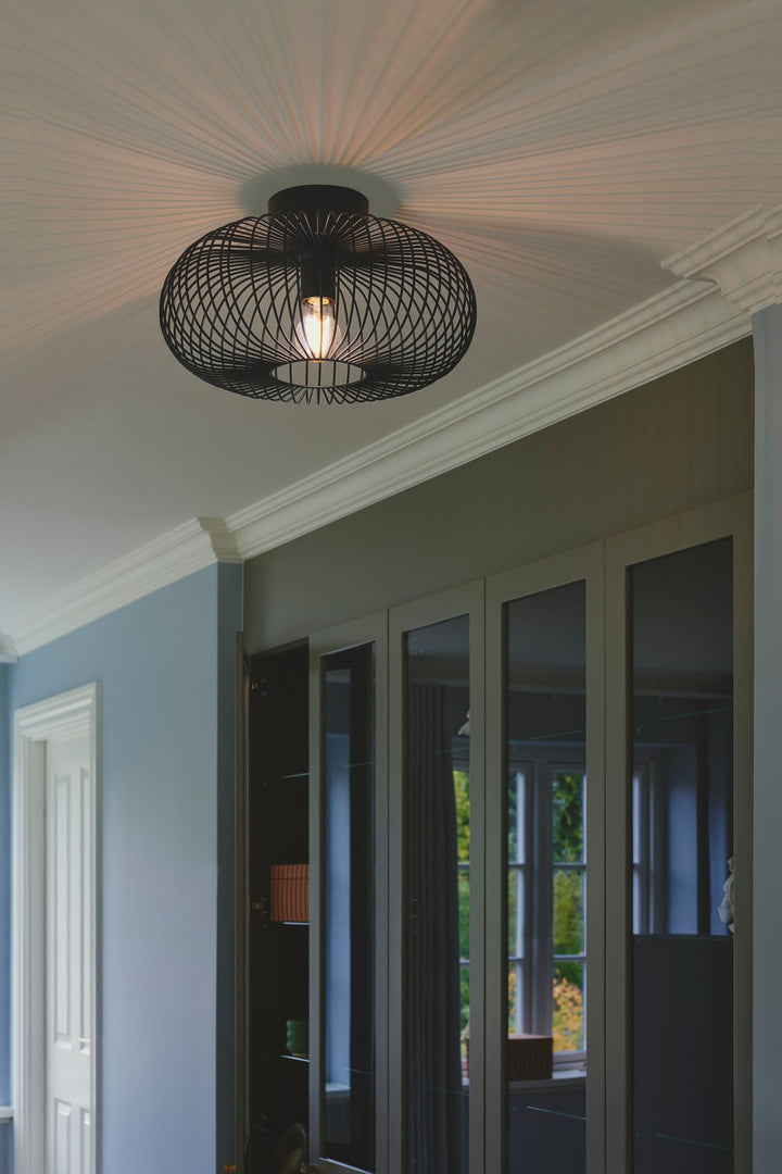 Nordlux Beroni Ceiling Light – Customisable Industrial Design in Black 2412336003