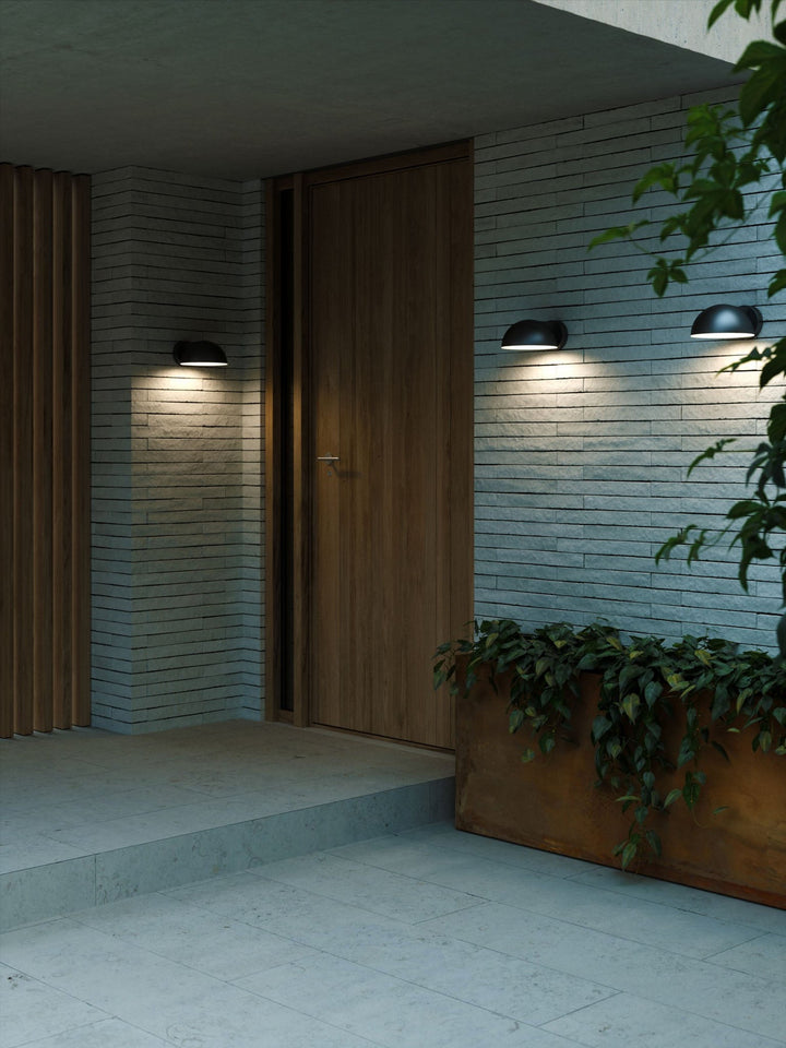 Nordlux Clarso Wall Light – Modern Outdoor Lighting with Dark Sky Protection in Black 2418211003
