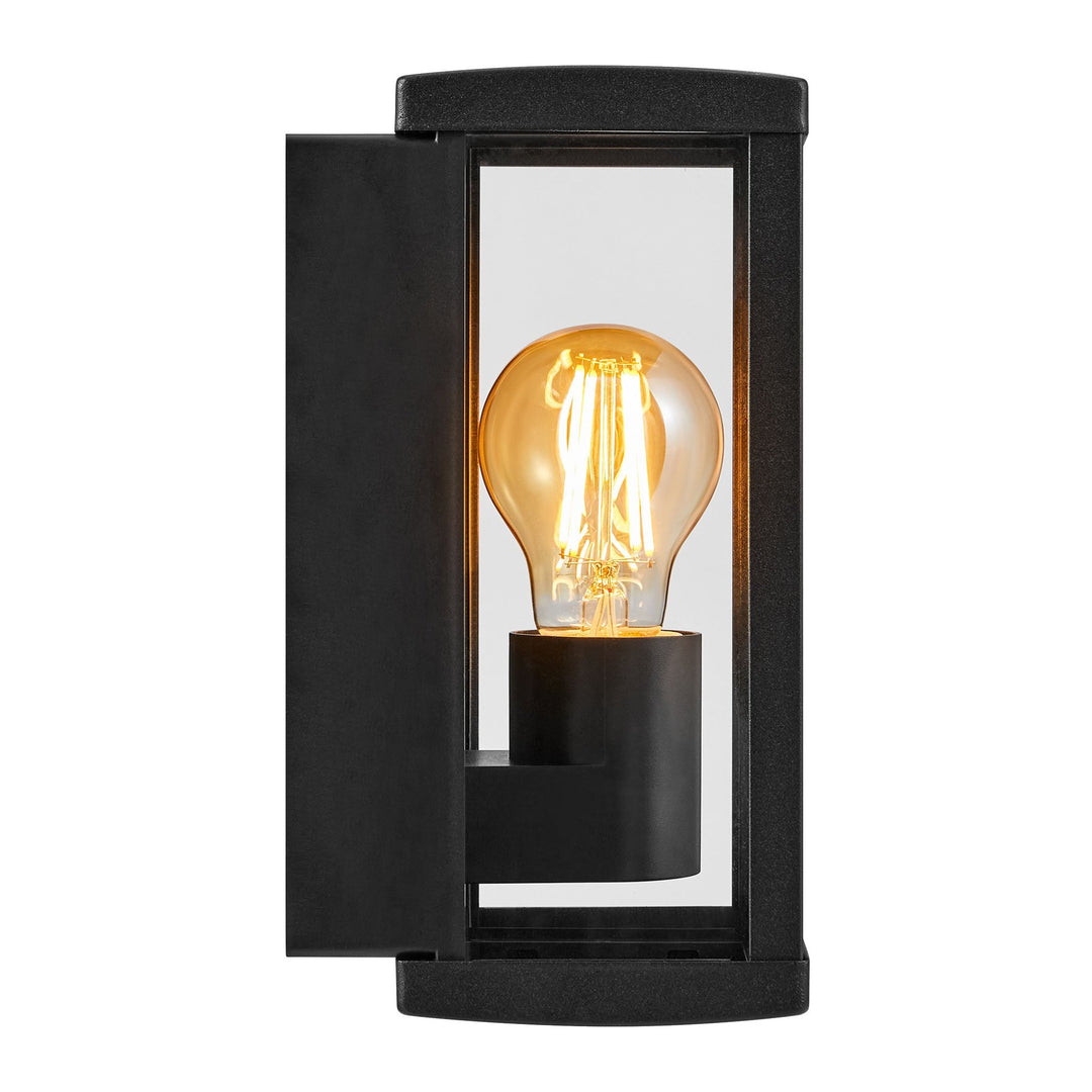 Luchy Wall Light Black | Modern Outdoor Lantern | E27 Dimmable 2418231003