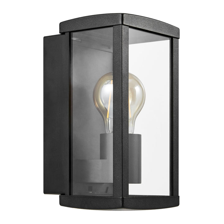 Luchy Wall Light Black | Modern Outdoor Lantern | E27 Dimmable 2418231003