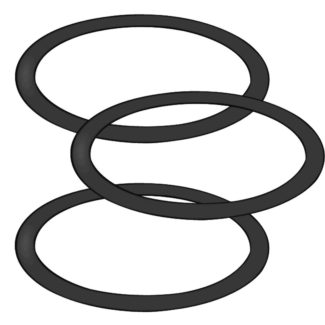 Staldglas Accessories Black | Outdoor Light Glass Seals | Durable Rubber 2444999