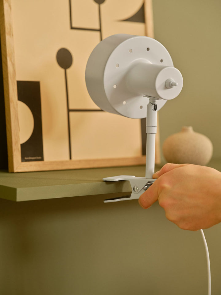 Matis Clamp Lamp White | Adjustable Space-Saving Desk Light | E27 2512222001